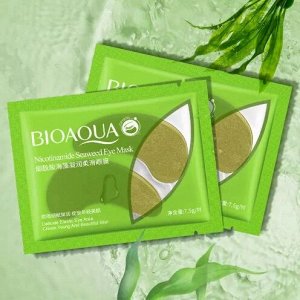 Bioaqua Маска-патчи для кожи вокруг глаз с никотинамидами и экстрактом морских водорослей 7,5 г