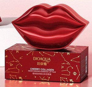 Bioaqua Маска-патчи для губ с коллагеном и экстрактом черешни 20 шт/Арт-BQY90676