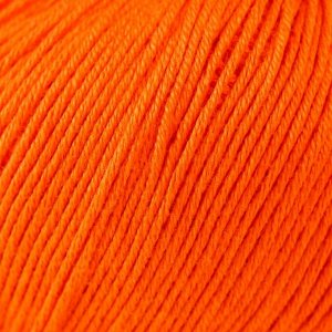 Пряжа "Baby cotton" 50% акрил 50% хлопок 165м/50гр (421 оранж.)