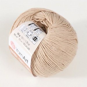 Пряжа для вязания спицами, крючком YarnArt, Baby cotton, 50% акрил, 50% хлопок, 165 м/50 г, (403 св. беж)