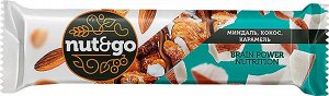 Миндальный батончик Nut&Go с кокосом 36г 18шт