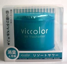 Гелевый ароматизатор Viccolor resort sour (Освежающий аромат цветов и фруктов). 85 грамм