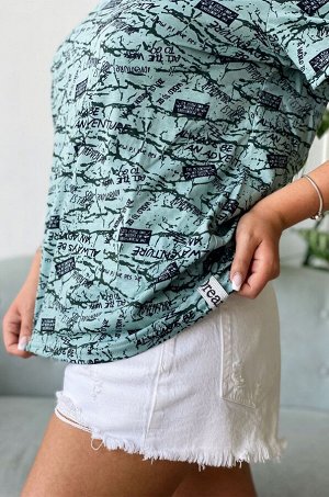 Женская футболка из вискозы с лайкрой Натали