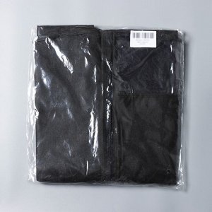 Чехол для одежды, 60x100 см, цвет чёрный