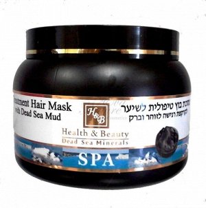 Health &amp; Beauty Увлажняющая маска для сухих и окрашенных волос с грязью Мертвого моря, 250 мл