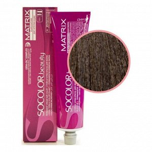 Matrix Крем-краска для волос / Socolor beauty 5BC, светлый шатен коричнево-медный, 90 мл