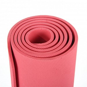 Коврик для йоги 61*173*0.4cm (красный)