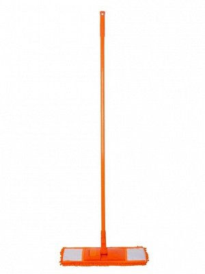 Швабра плоская, телескопическая ручка, насадка лапша 40х12 см.
