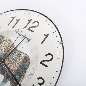 Часы настенные 30*30 см. с рисунком "Слон"