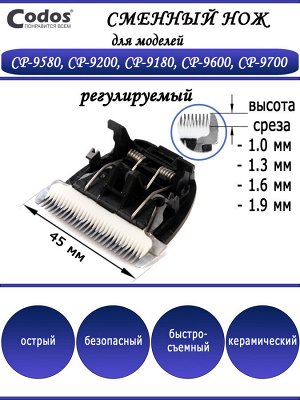CODOS нож для СР-9580, 9600, 9700, 9180, 9200
