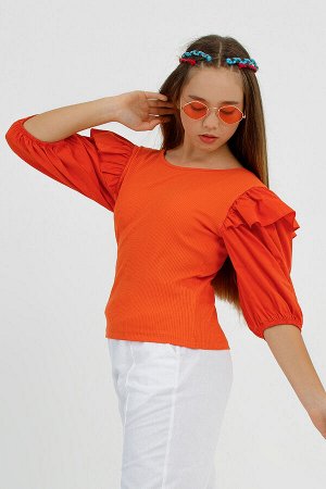 Блузка оранжевый
