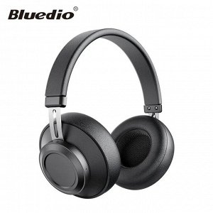 Наушники с Bluetooth Bluedio BT5 с микрофоном черные