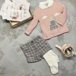 Комплект с шортами для девочки
