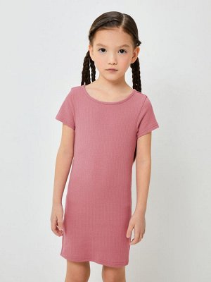 Платье детское для девочек France пыльный розовый