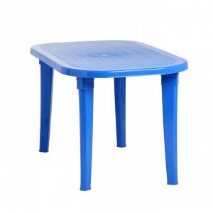 Стол овальный, синий, 136 х 82 х 74 см