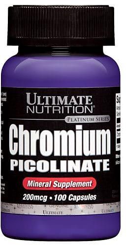 Ultimate Nutrition Chromium Picolinate 200 мкг 100 кап.