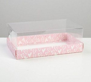 Товарный знак отсутствует Коробка для десерта love, 22 х 8 х 13,5 см