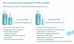 Сыворотка-реконструктор Microbiom scalp ESTEL reHAIR против выпадения волос