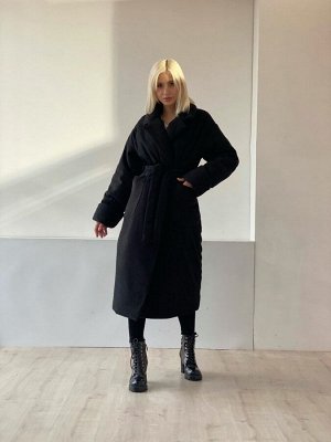 Пальто-одеяло Premium Аlpolux чёрное