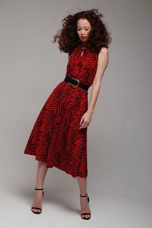 Платье, как из к/ф "Красотка", красно-чёрное