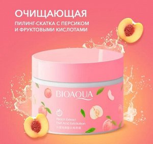 Bioaqua Гель-скатка для лица с аминокислотами и экстрактом персика 140 г/Арт-BQY72646