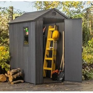 Сарай DARWIN 4×6 (125,8 x 184,5 x 205 см) графит