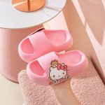 Детские шлёпанцы с принтом &quot;Hello Kitty&quot; для девочек, цвет розовый