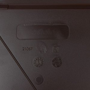 Поднос RESTOLA, 42x30 см, прямоугольный, пластик, коричневый