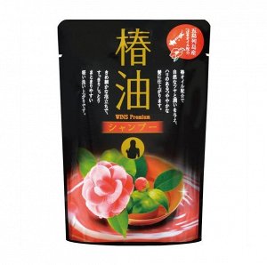 Nihon Восстанавливающий шампунь с эфирным маслом Камелии "Wins premium camellia oil shampoo" 400 мл  (мягкая упаковка) / 20