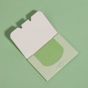 Матирующие салфетки «Colorful», 50 шт, цвет зелёный