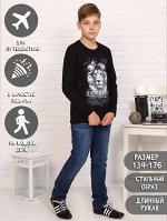 Лонгслив &quot;Брат&quot; черный