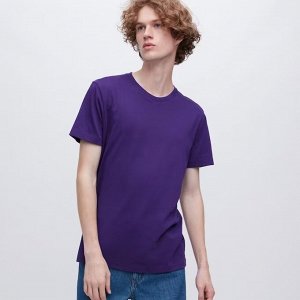 UNIQLO - мужская футболка с круглым воротом - 78 PURPLE