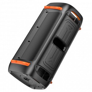 Портативная беспроводная колонка HOCO BS53 Manhattan портативная мощная колонка 3600mAh с 2-я беспроводными микрофонами