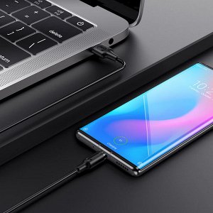 Магнитный USB кабель Borofone Magnetic Charging Cable Type-C 3A