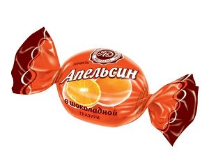 Конфеты "Апельсин в шоколадной глазури" Микаелло 500 г (+-10 гр)