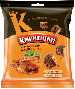 Сух.Кириешки ржан.40г