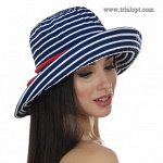 Шляпа Del Mare 027-05.13 темно-синий/красный, 56-57 (Китай)