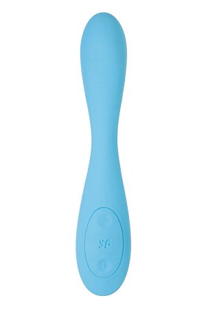 Многофункциональный вибратор для пар Satisfyer G-Spot Flex 4+, голубой