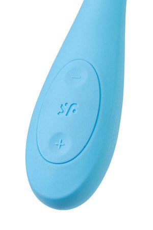 Многофункциональный вибратор для пар Satisfyer G-Spot Flex 4+, голубой