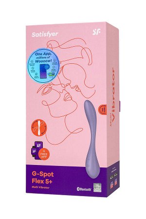 Многофункциональный вибратор для пар Satisfyer G-Spot Flex 5, фиолетовый