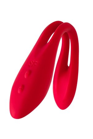 Многофункциональный вибратор для пар Satisfyer Elastic Joy, красный