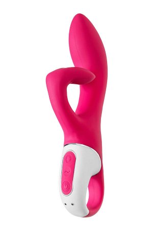 Нереалистичный вибратор Satisfyer Embrace me, силикон, красный