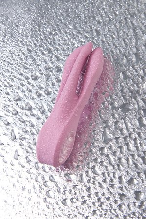 Вибростимулятор Satisfyer Threesome 1, силикон, розовый, 14 см