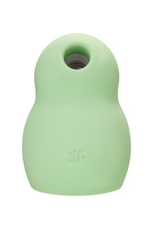 Вакуумный стимулятор клитора с вибрацией Satisfyer Pro To Go 1, мятный, 9 см