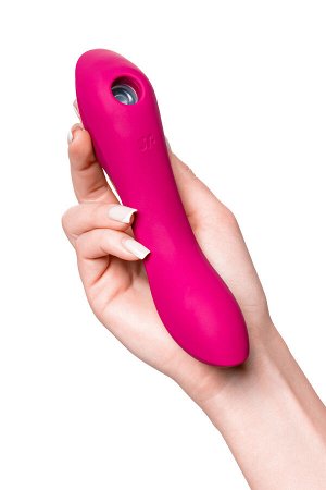 Вакуум-волновой бесконтактный стимулятор клитора Satisfyer Curvy Trinity 3, силикон, красный