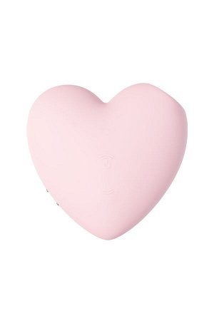 Вакуум-волновой стимулятор клитора с вибрацией Satisfyer Cutie Heart, силикон, розовый, 7,7 см
