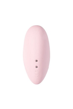Вакуум-волновой стимулятор клитора с вибрацией Satisfyer Cutie Heart, силикон, розовый, 7,7 см