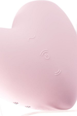 Вакуум-волновой стимулятор клитора с вибрацией Satisfyer Cutie Heart, силикон, розовый, 7,7 см