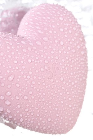 Вакуум-волновой стимулятор клитора с вибрацией Satisfyer Cutie Heart, силикон, розовый, 7,7 см