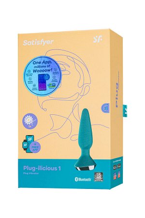 Анальная втулка Satisfyer ilicious 1, зеленая